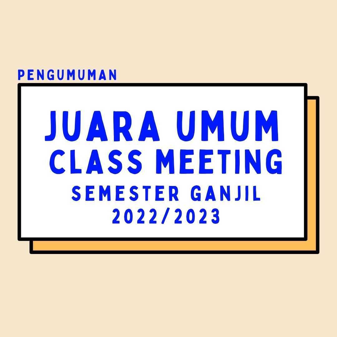 Foto 1 Class Meeting