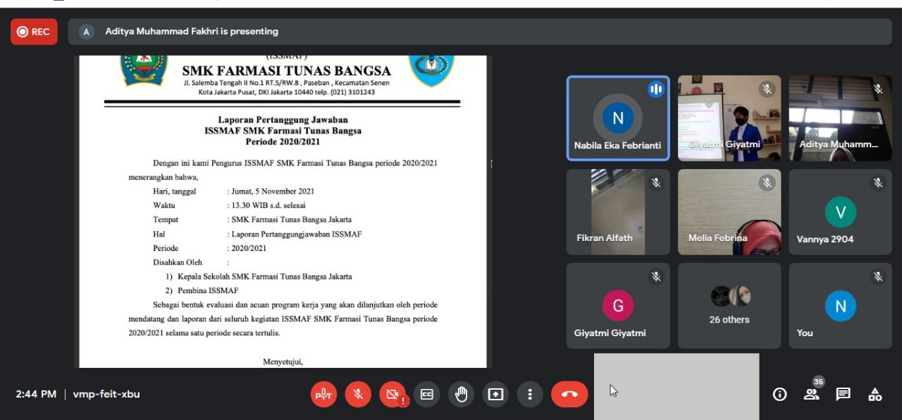 Foto 2 LPJ ISSMAF Periode 2020-2021