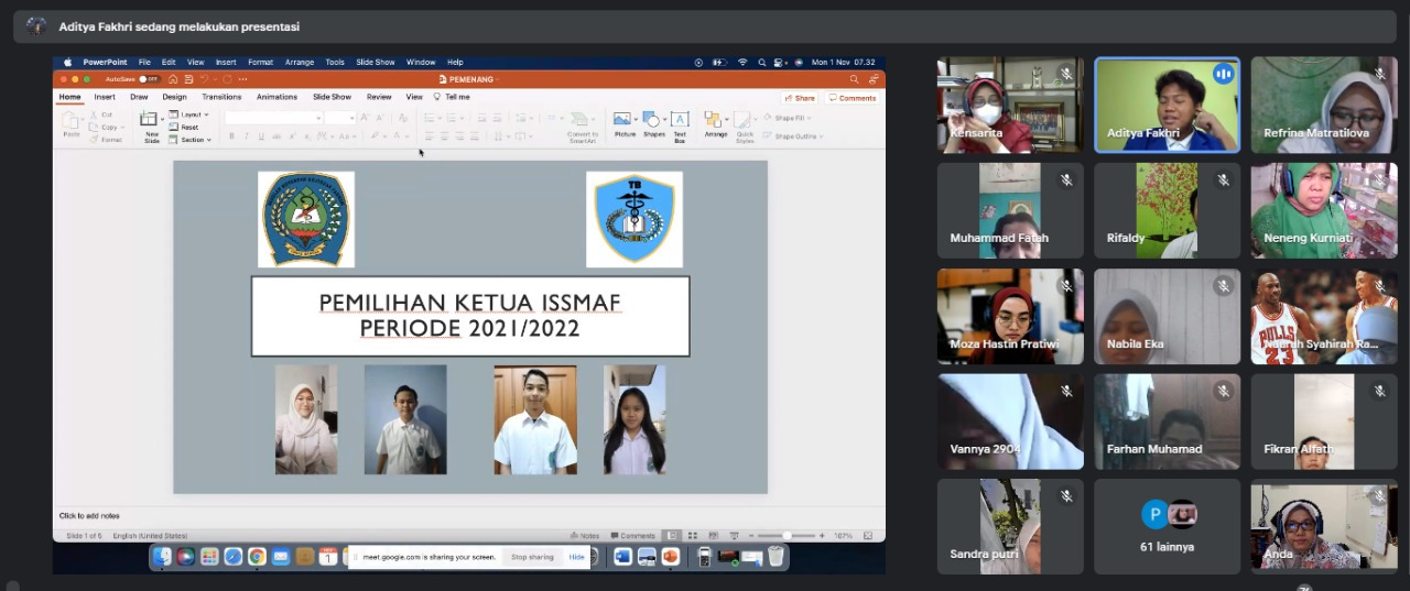 Foto 1 Pemilihan Calon Ketua ISSMAF
